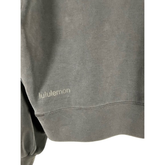 Lululemon softstreme Fit Crewneck Pullover Lightweight Sweatshirt Black Size 4 - Picture 4 of 4